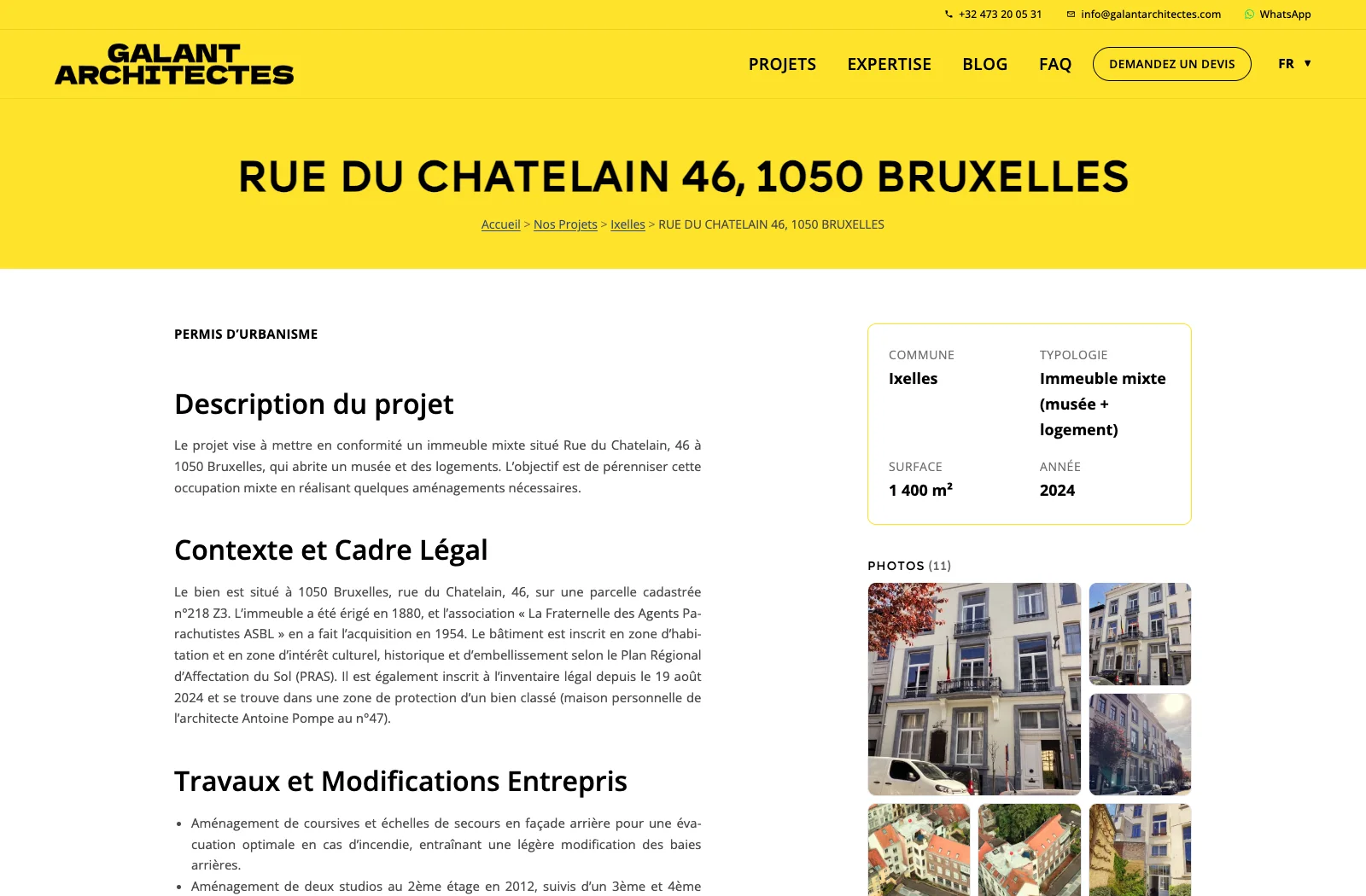 Galant Architectes - Screenshot 2