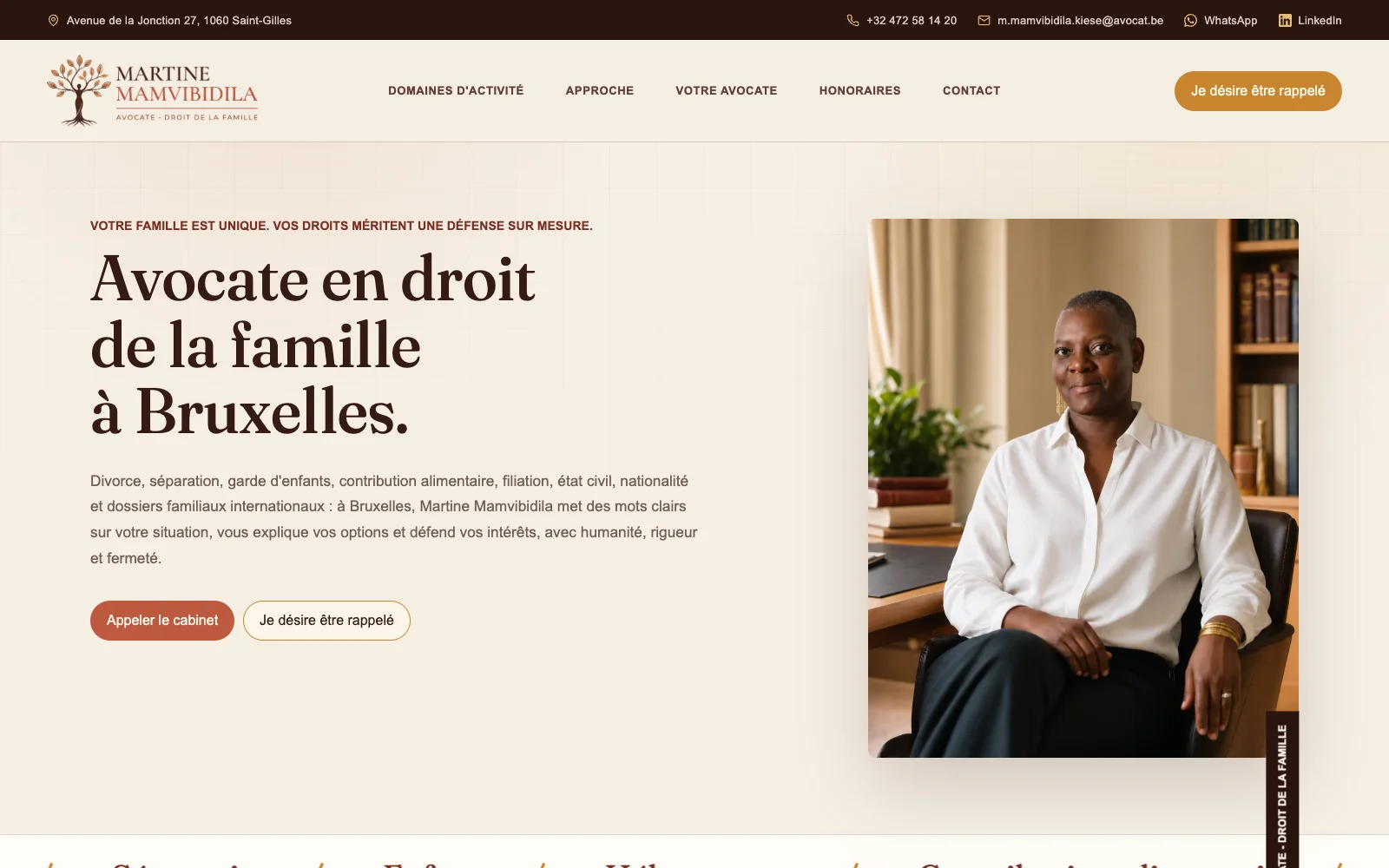Martine Mamvibidila : mettre en ligne un cabinet d'avocate solo